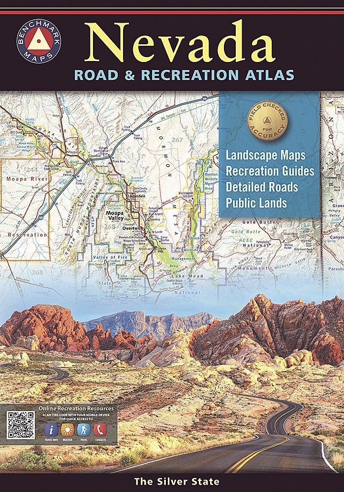 Nevada Road & Recreation Atlas by Benchmark Maps - Cover