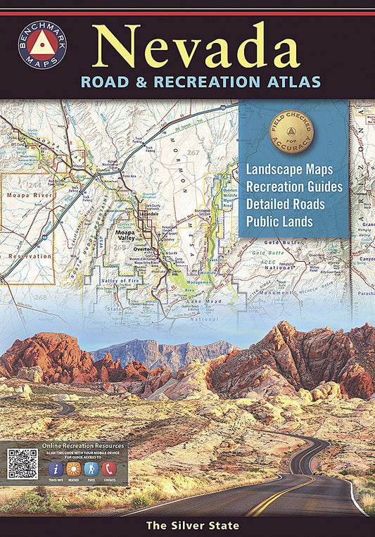 Nevada Road & Recreation Atlas by Benchmark Maps - Cover