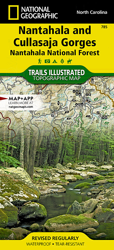 Nantahala & Cullasaja Gorges Trails Illustrated Topographic Map #785 - Cover