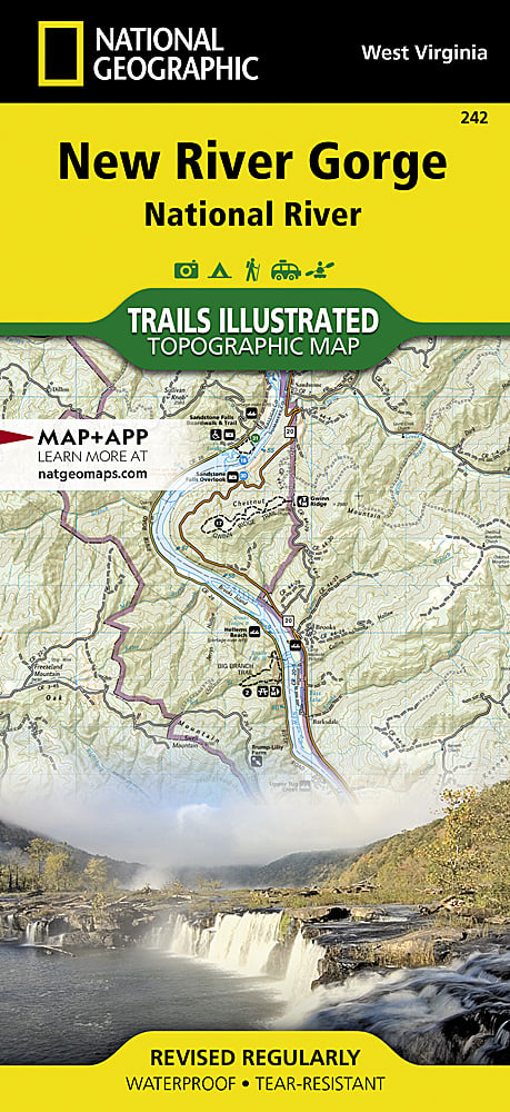 New River Gorge National River Trails Illustrated Topographic Map #242 - Cover