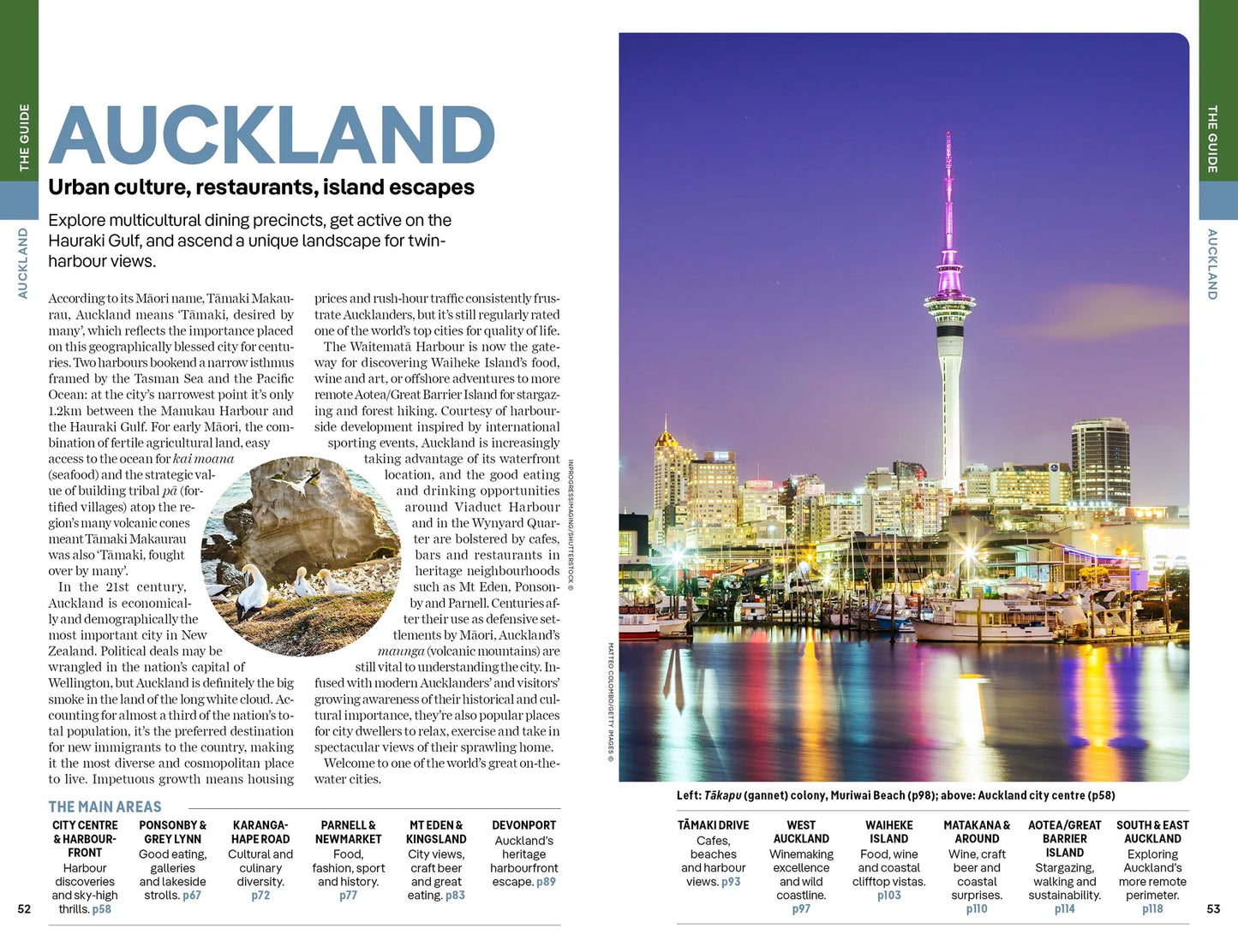 New Zealand Travel Guide Book by Lonely Planet - Sample Page