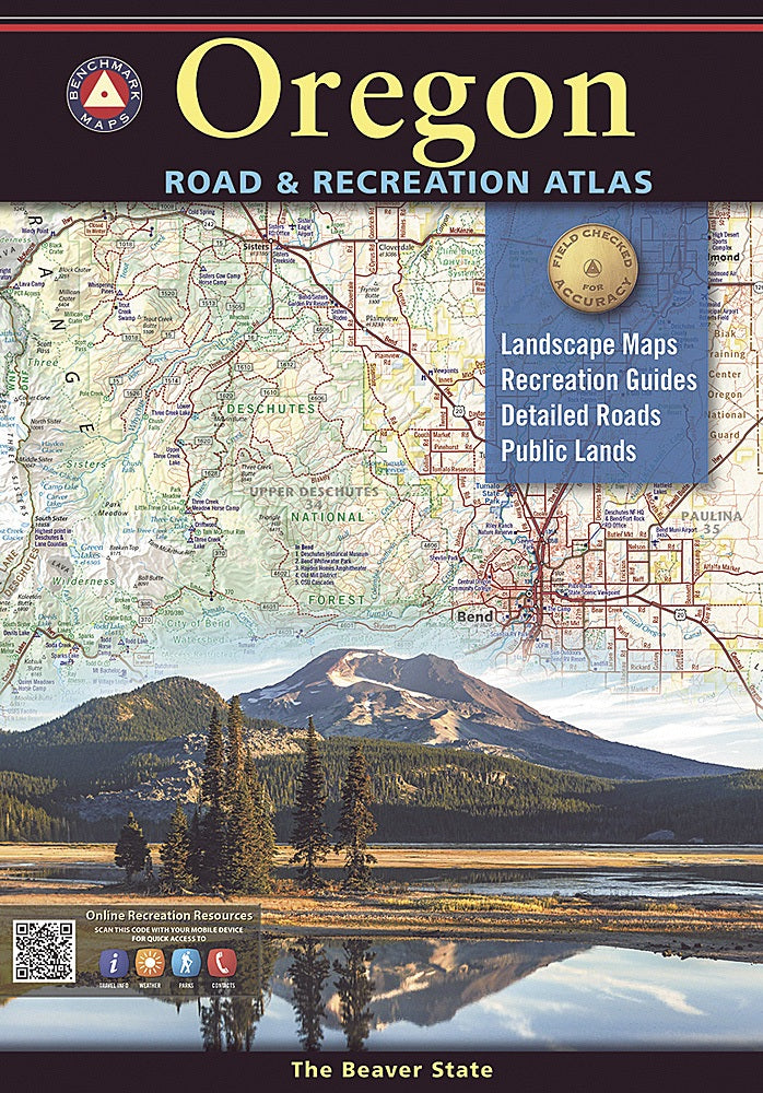 Oregon Road & Recreation Atlas by Benchmark Maps - Cover