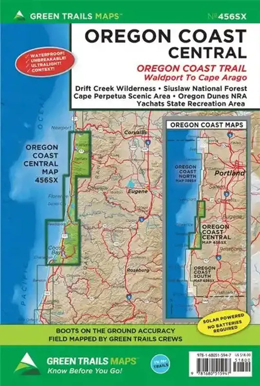Oregon Coast Central, OR - Green Trails Map #456SX