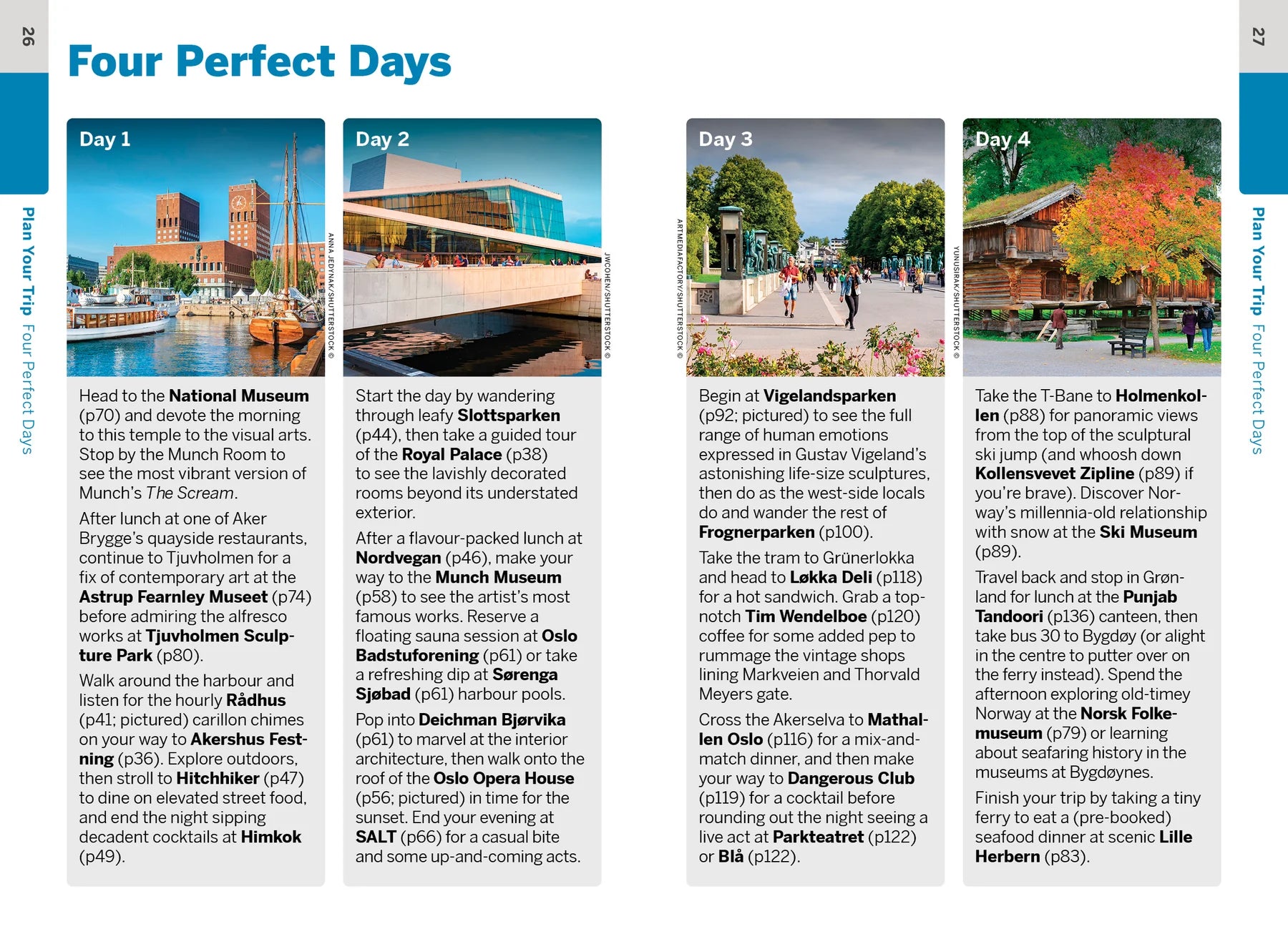 Oslo Pocket Travel Guide Book by Lonely Planet - Sample Page