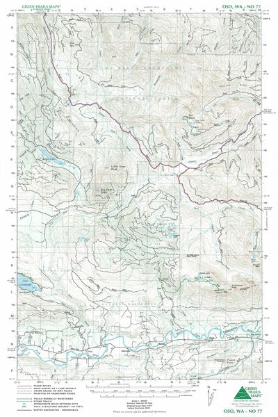 Oso, WA - Green Trails Map #77