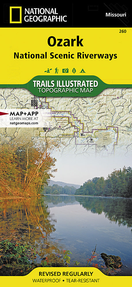 Ozark National Scenic Riverways Trails Illustrated Topo Map #260 ...