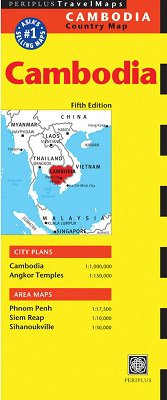 Cambodia Travel Map by Periplus