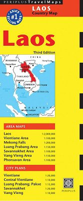 Laos Travel Map by Periplus