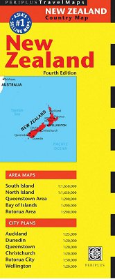New Zealand Travel Map by Periplus