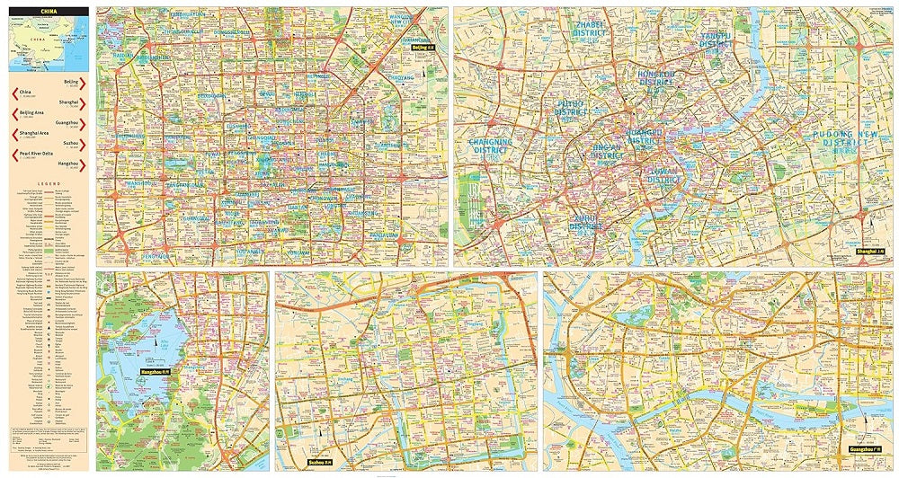 China Travel Map by Periplus