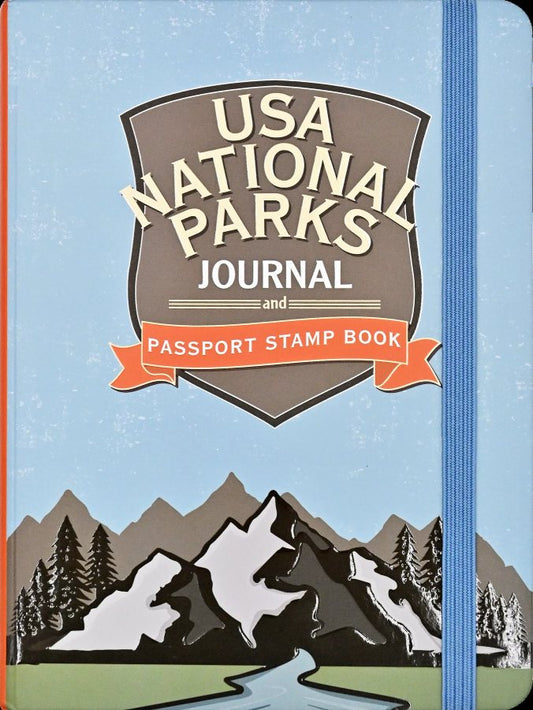 USA National Parks Journal & Passport Stamp Book - 6 1/4" x 8 1/4" - Cover