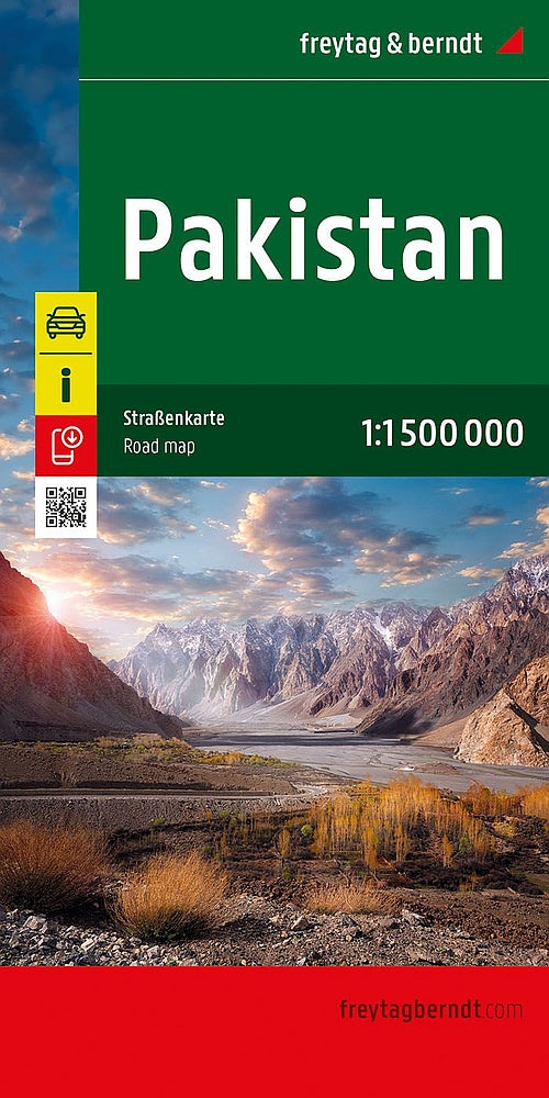 Pakistan Road Map by Freytag & Berndt - Cover