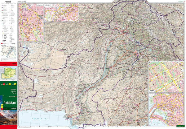Pakistan Road Map by Freytag & Berndt – Metsker Maps