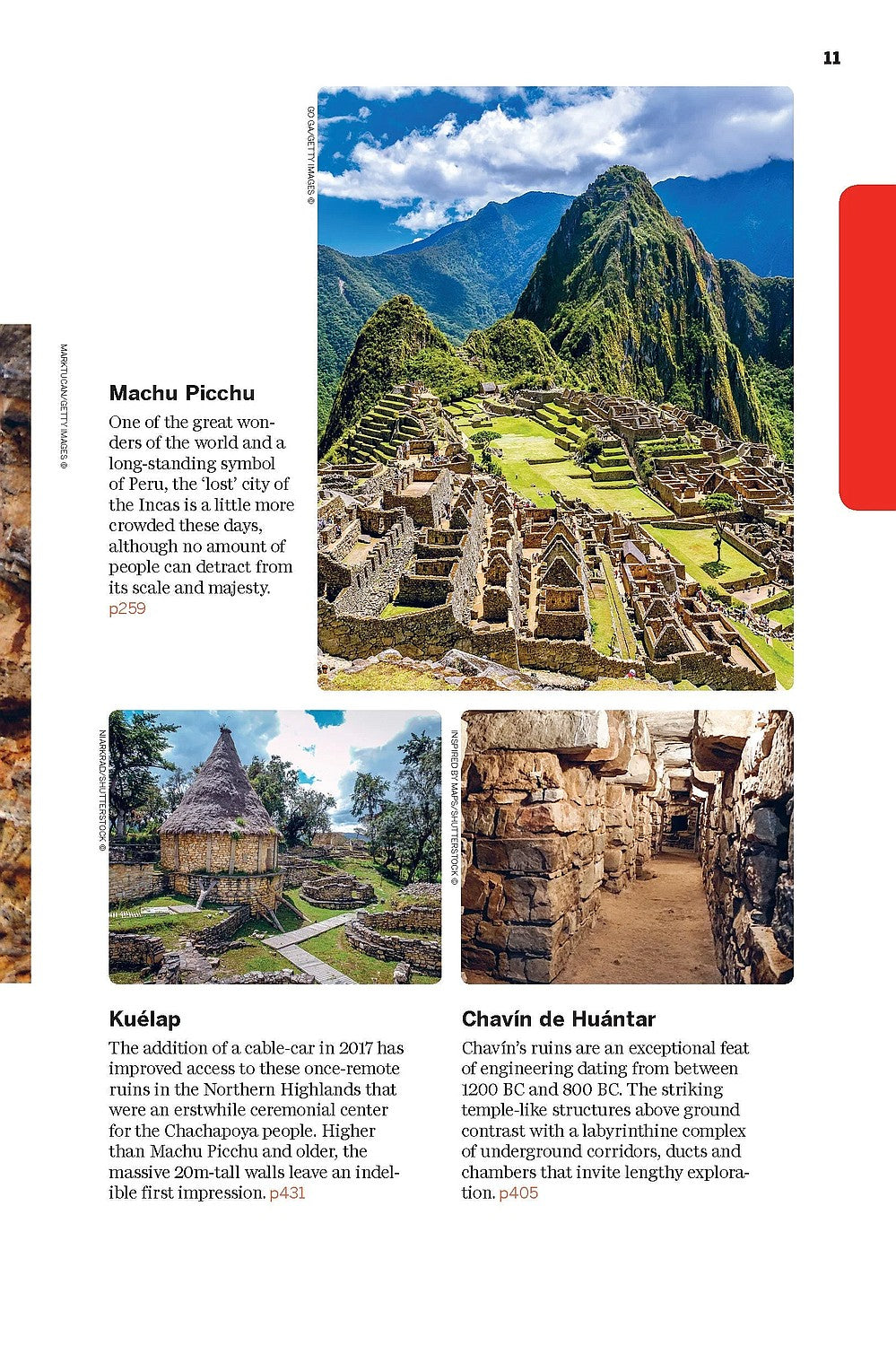 Peru Travel Guide Book by Lonely Planet - Sample Page