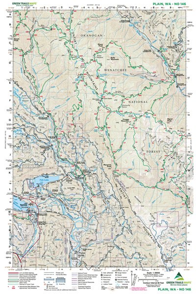 Plain, WA - Green Trails Map #146