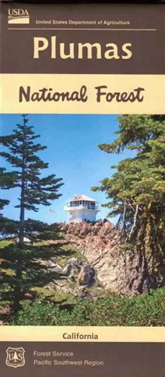 Plumas National Forest Service Map - Cover