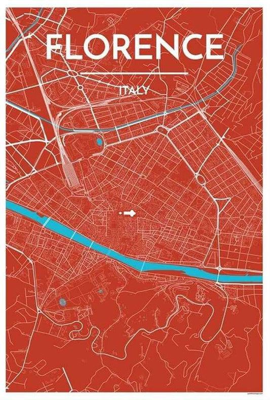 Florence Map Print