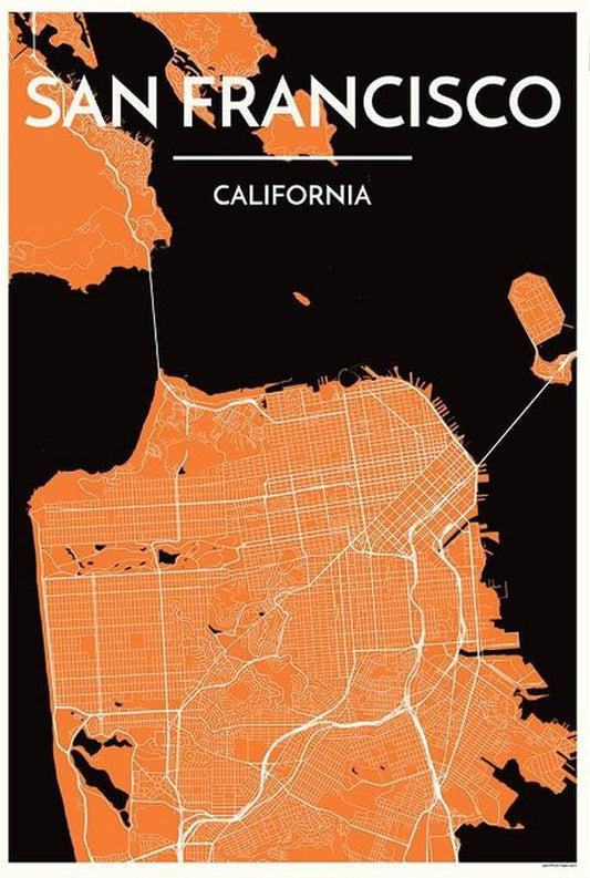 San Francisco Map Print