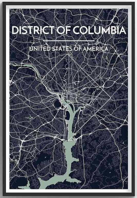 Washington, D.C. Map Print
