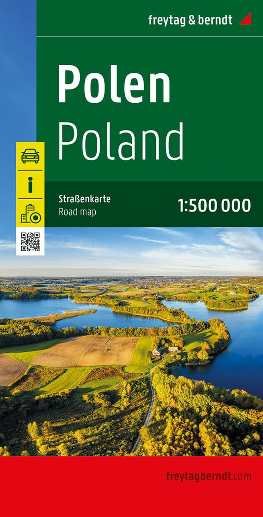 Poland Road Map by Freytag & Berndt - Cover