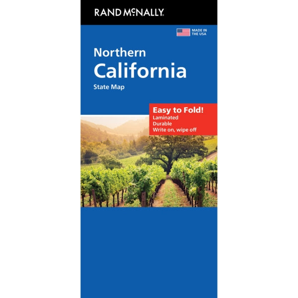 Northern California State Highway Laminated Map by Rand McNally (Easy to Fold) - Cover