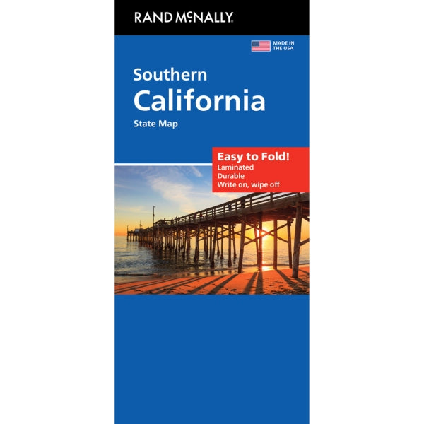 Southern California State Highway Laminated Map by Rand McNally (Easy to Fold) - Cover