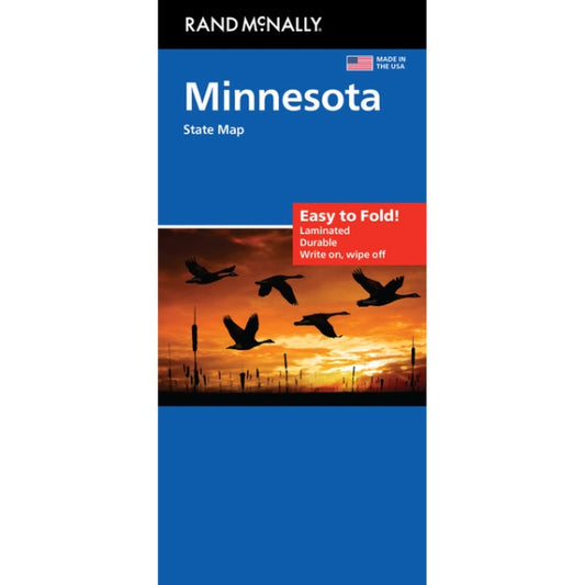 Minnesota State Highway Laminated Map by Rand McNally (Easy to Fold) - Cover