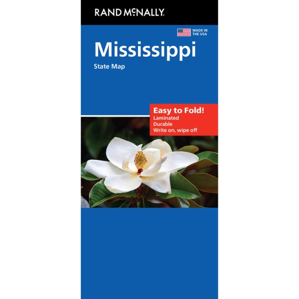 Mississippi State Highway Laminated Map by Rand McNally (Easy to Fold) - Cover