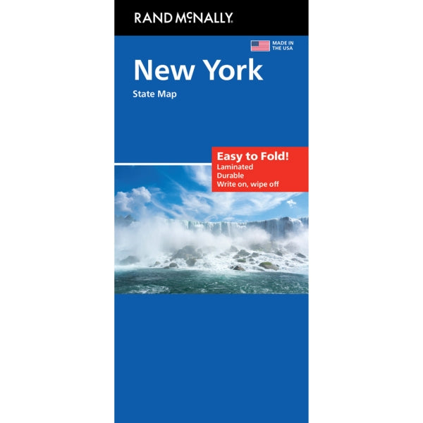 New York State Highway Laminated Map by Rand McNally (Easy to Fold) - Cover