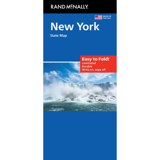 New York State Highway Laminated Map by Rand McNally (Easy to Fold) - Cover