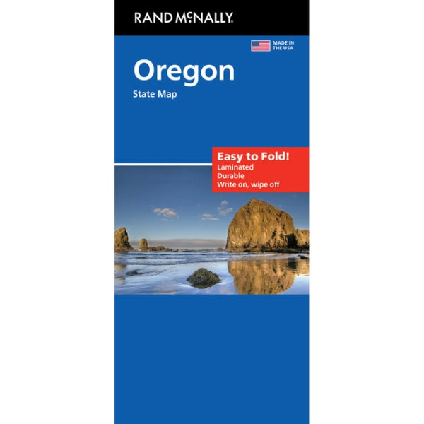 Oregon State Highway Laminated Map by Rand McNally (Easy to Fold) - Cover