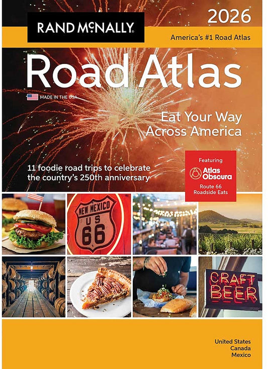 2026 Road Atlas by Rand McNally - USA / Canada / Mexico