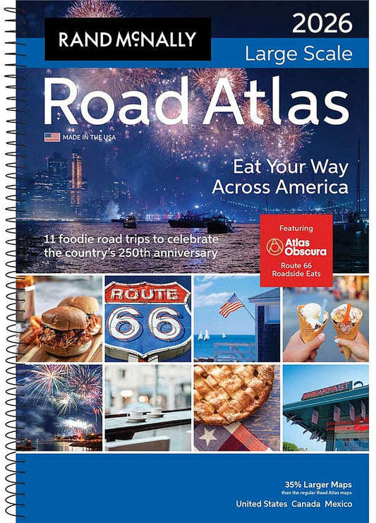 2026 Large Scale USA Road Atlas by Rand McNally - Cover