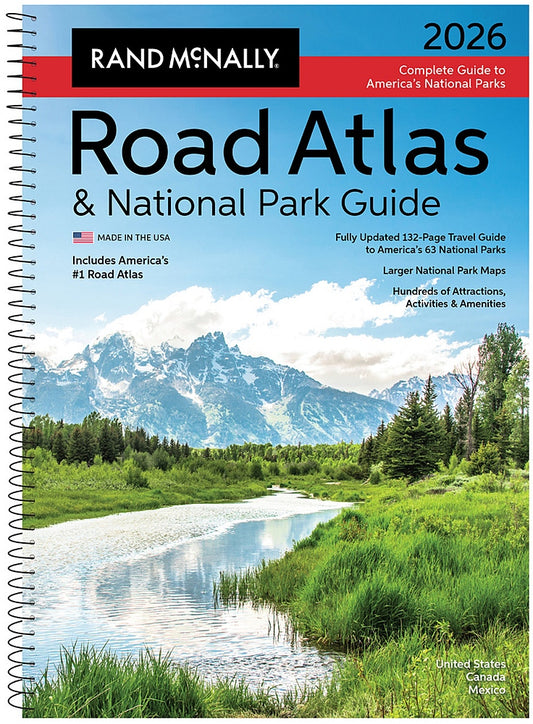 2026 Road Atlas & National Park Guide by Rand McNally - Cover