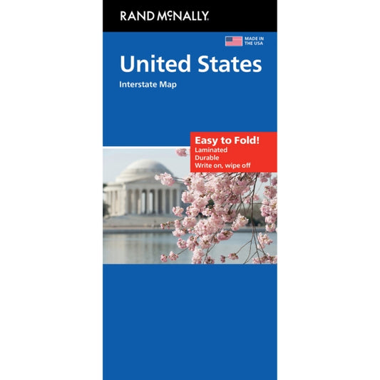 United States Interstate Highway Laminated Map by Rand McNally (Easy to Fold) - Cover