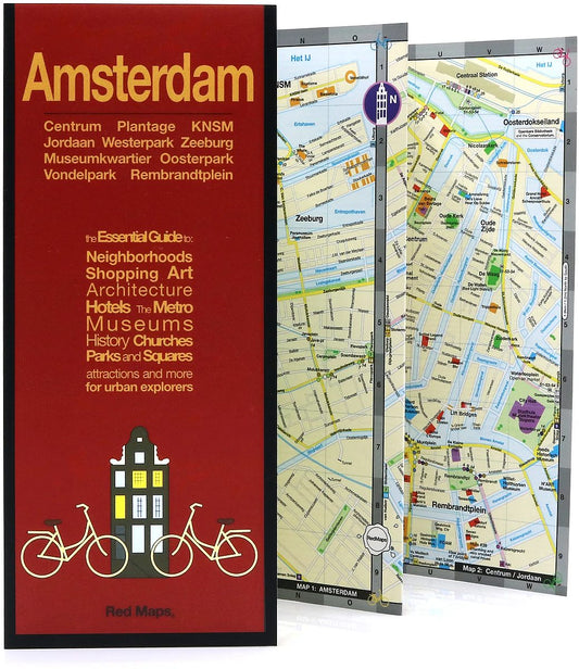 Amsterdam City Center Map by Red Maps - Cover