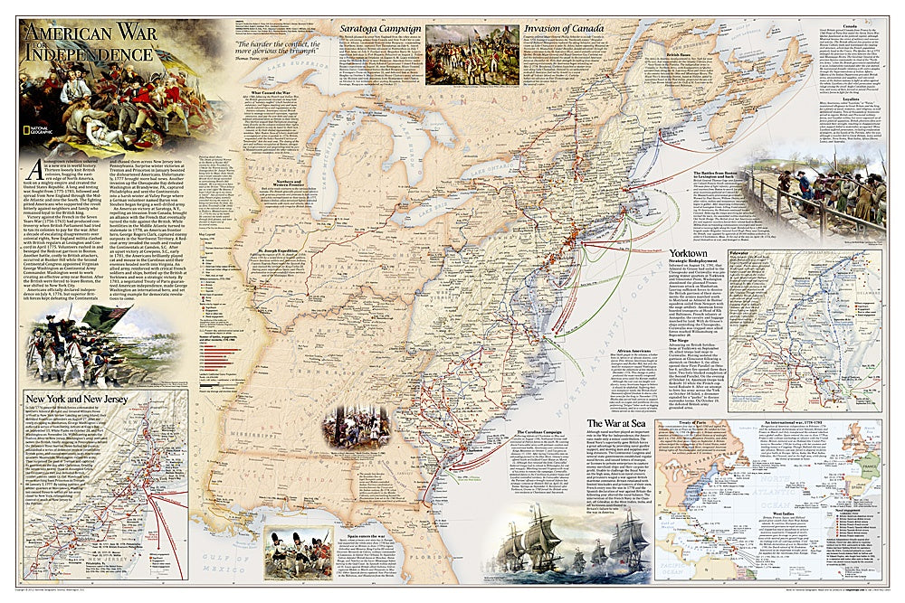 Revolutionary War Battles amp War - RevolutionWar NGS RevolutionMap