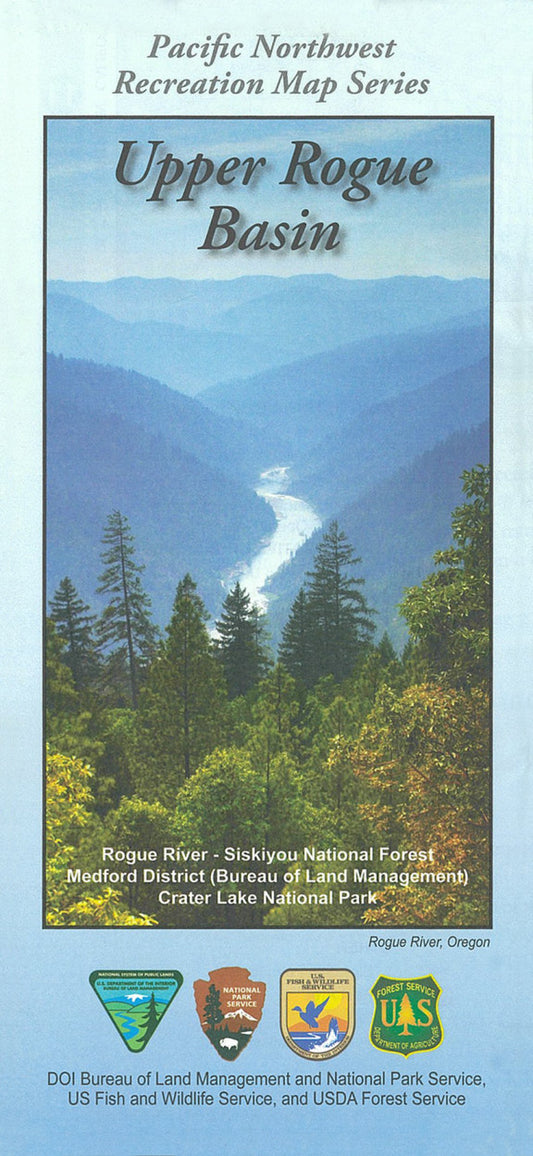 Rogue River-Siskiyou National Forest - Upper Rogue Basin Recreation Forest Service Map - Cover