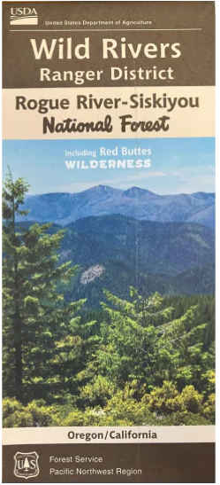 Rogue River-Siskiyou National Forest - Wild Rivers Ranger District Forest Service Map - Cover