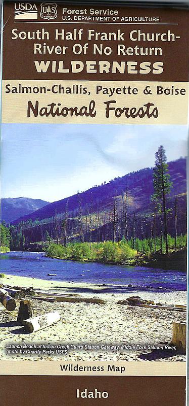 Salmon-Challis National Forest - Frank Church-River Of No Return Wilderness USFS Map - Cover