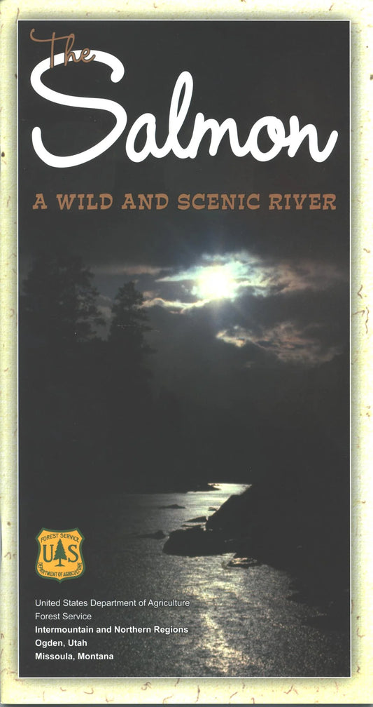 The Salmon - A Wild & Scenic River Booklet & Guide Forest Service Map - Cover