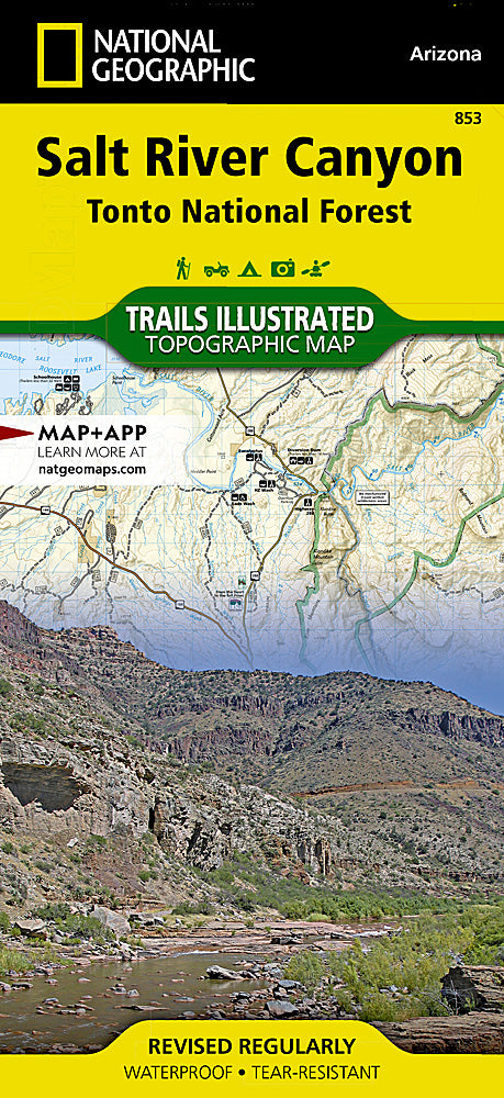 Salt River Canyon Trails Illustrated Topographic Map #853 - Cover