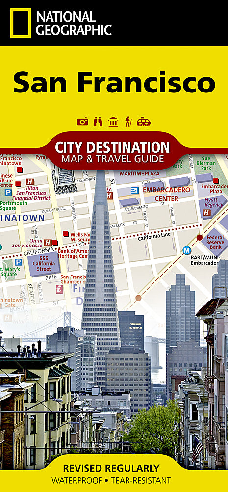San Francisco City Map & Travel Guide by National Geographic - Cover