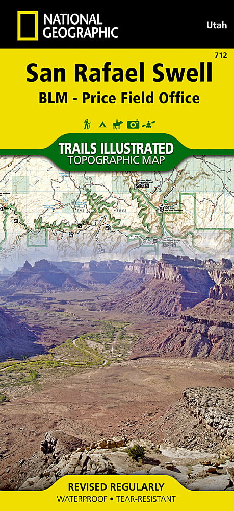 San Rafael Swell Trails Illustrated Topographic Map #712 - Cover