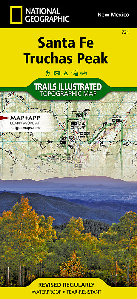 Santa Fe & Truchas Peak Trails Illustrated Topographic Map #731 - Cover