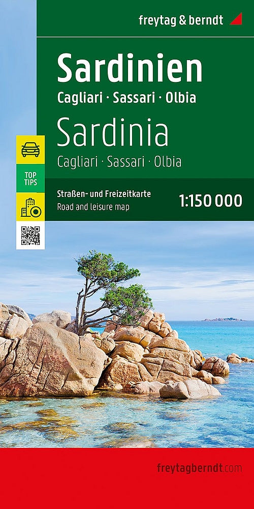 Sardinia Road Map by Freytag & Berndt - Cover