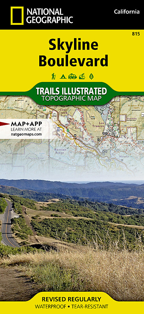 Skyline Boulevard Trails Illustrated Topographic Map #815 - Cover