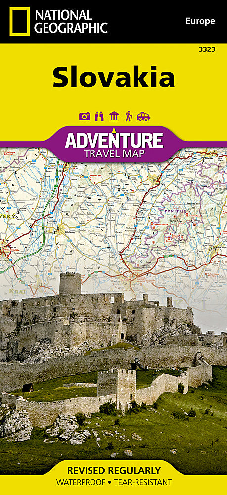 Slovakia Adventure Travel Map by National Geographic - Cover