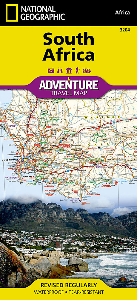 South Africa Adventure Travel Map by National Geographic - Cover