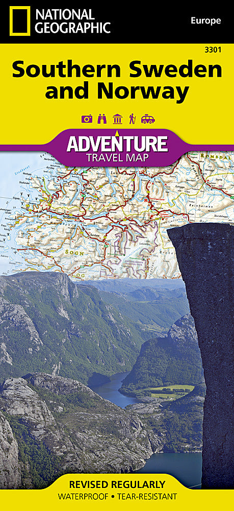 Southern Sweden & Norway Adventure Travel Map by National Geographic - Cover